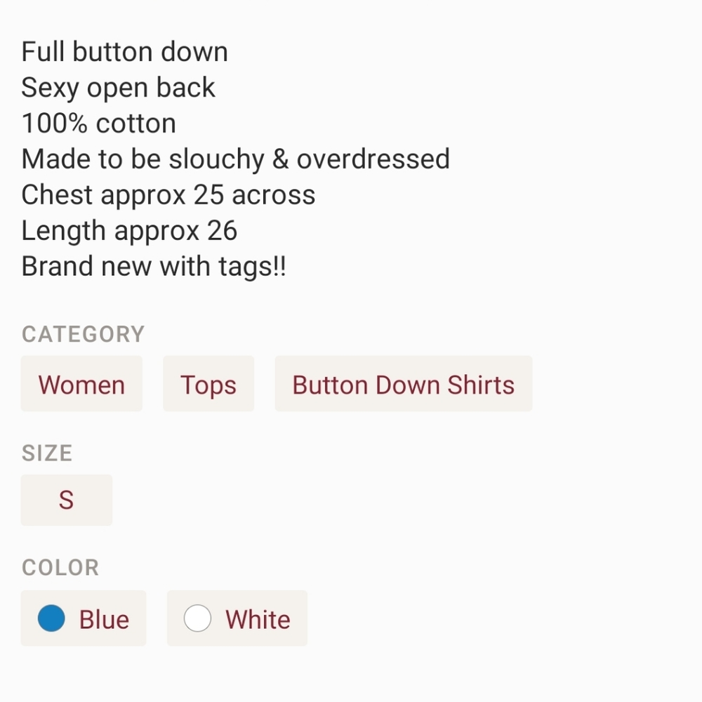 Madewell central button down shirt - Picture 7 of 7